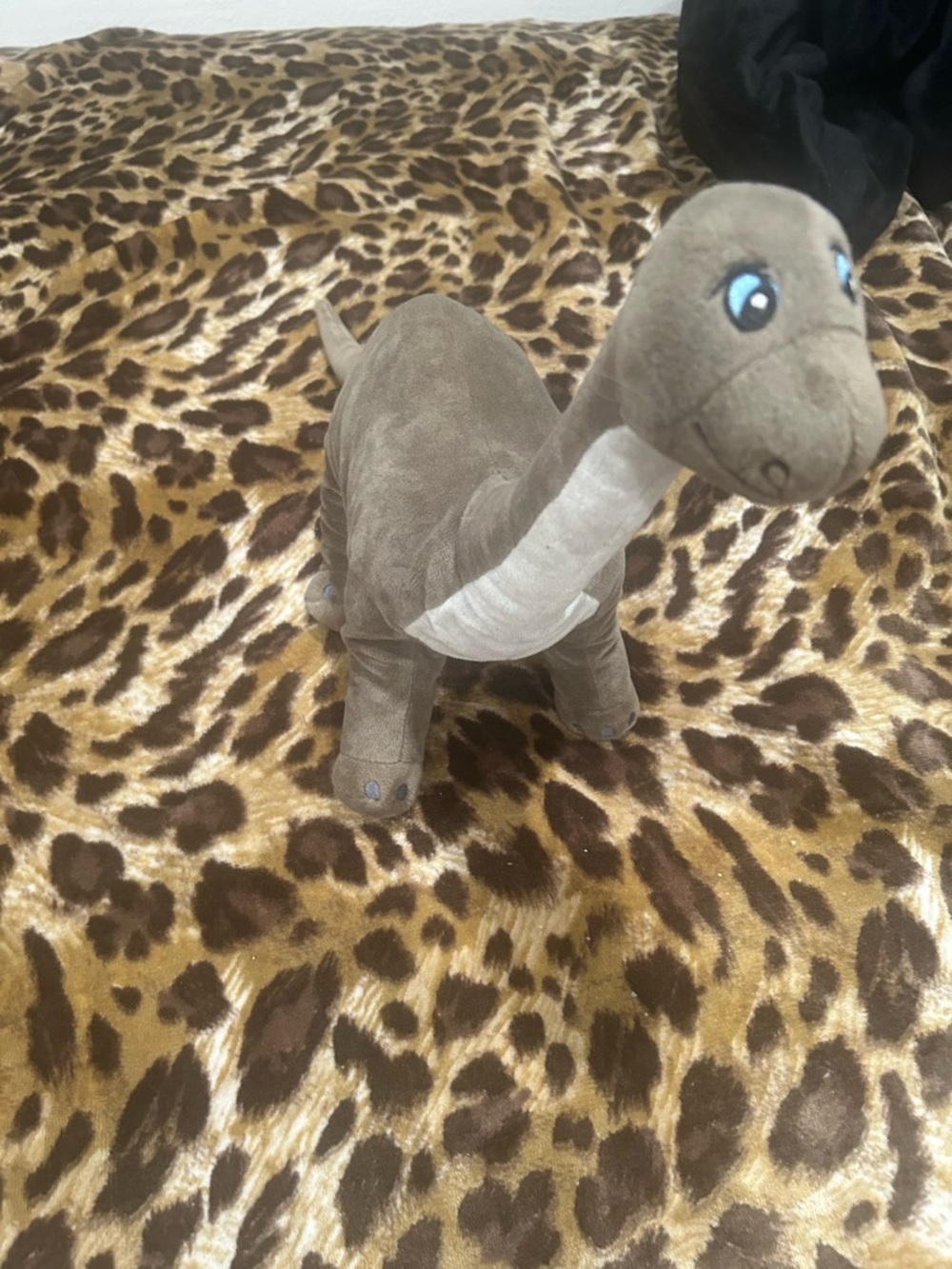 Ikea Jattelik Brontosaurus Dinosaur Plush Stuffed Animal 22” Vintage Collectible